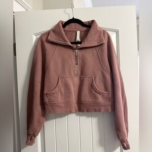 Lululemon Athletica Twilight Rose Half-Zip Hoodie